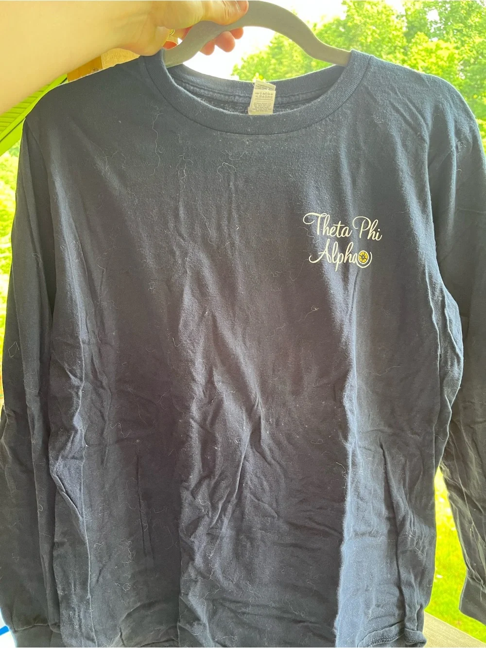 Theta Phi Alpha Kids' Long Sleeve Shirt - Navy